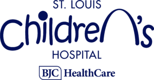 St. Louis Children's Hospital Logo with the N as a St. Louis Arch